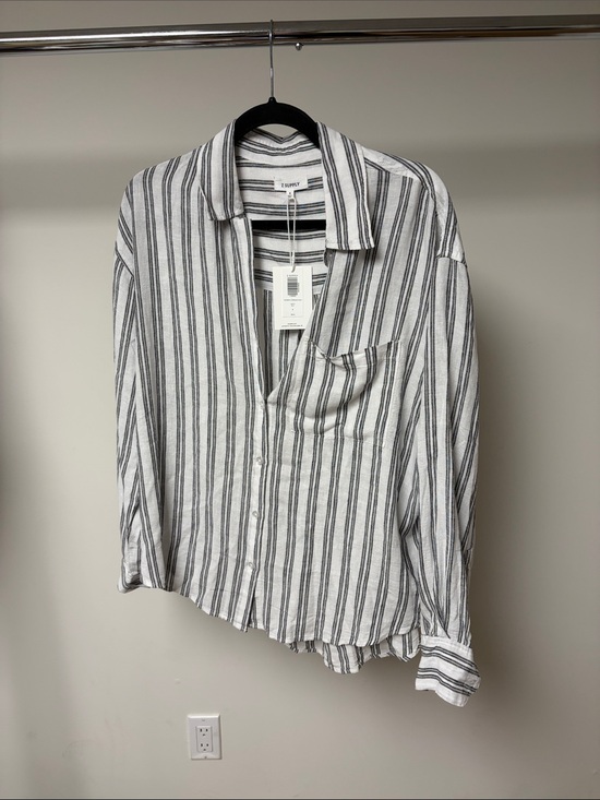 Z Supply Tops - Z supply the perfect striped button up top white